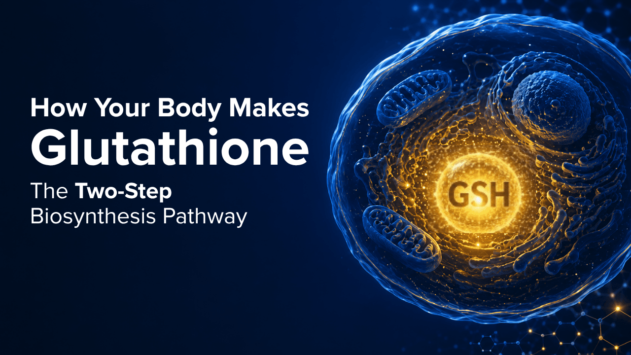 How Your Body Makes Glutathione: The Two-Step Biosynthesis Pathway