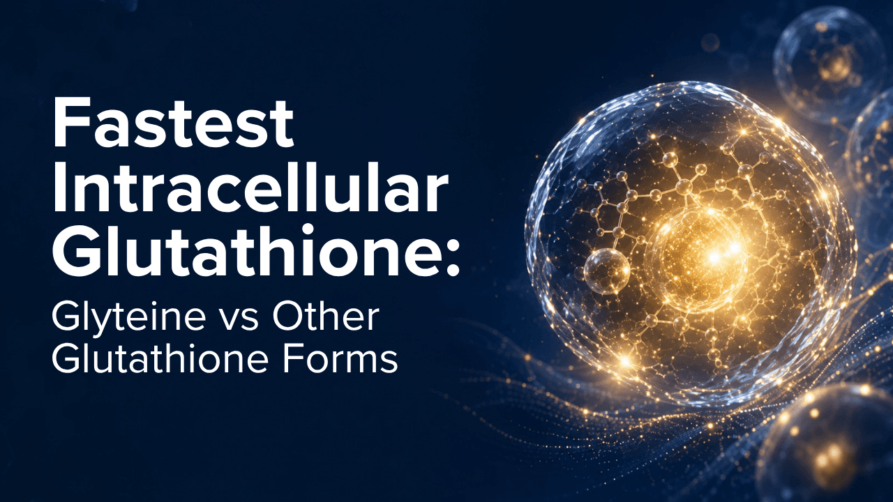 Fastest Intracellular Glutathione: Glyteine® vs NAC, IV & Liposomal